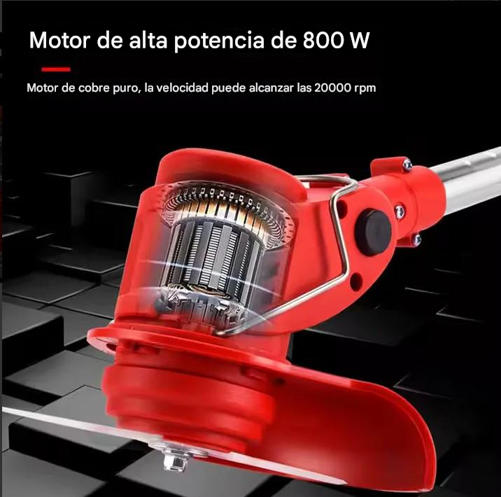 Guadaña Inalámbrica Recargable Corta Pasto y maleza fácil y rápido